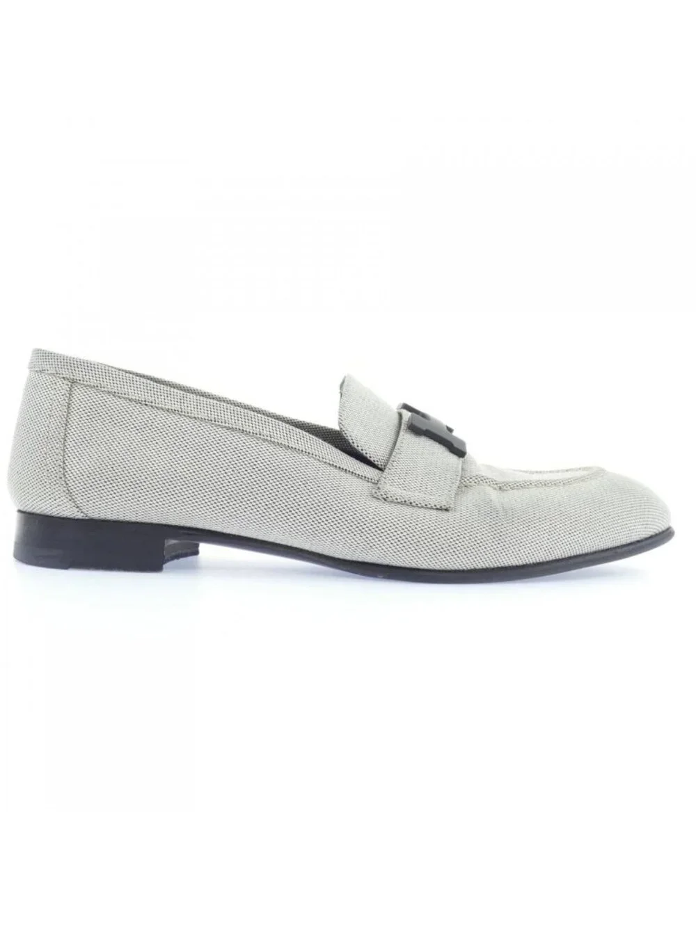 Hermes Paris Toile Shoes